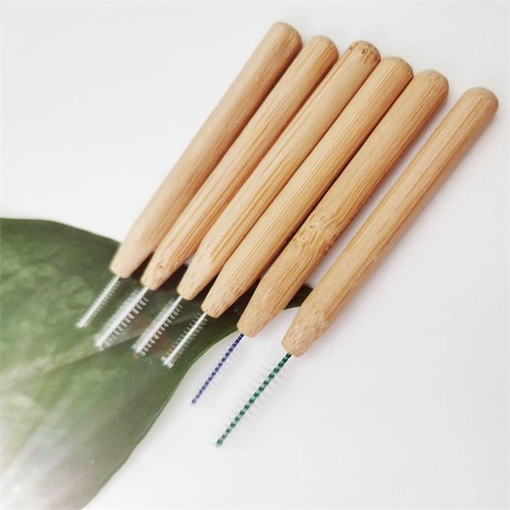 eco friendly organic bamboo interdental brush