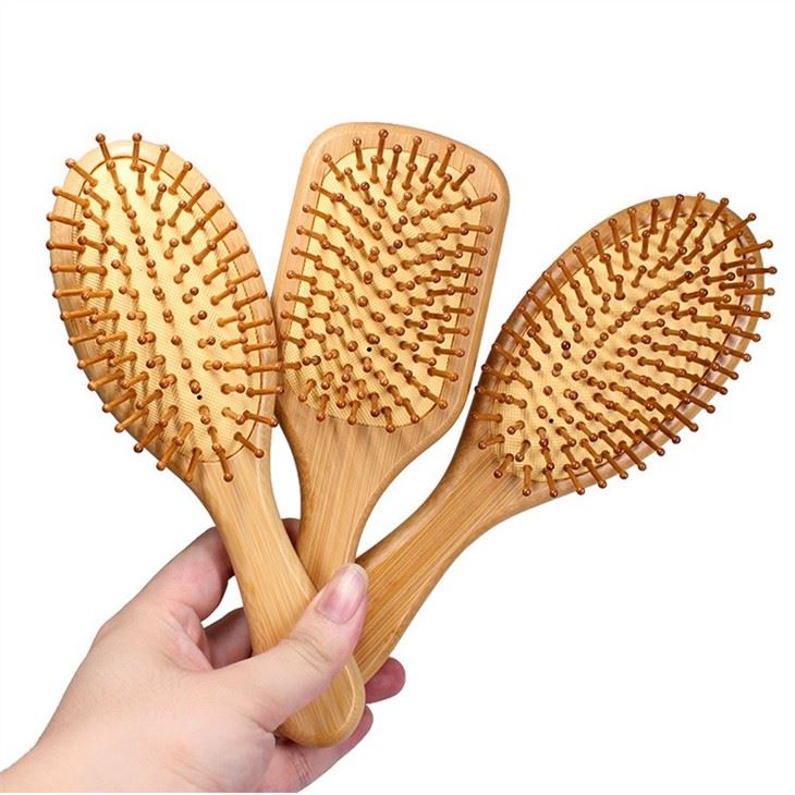 air cushion ecofriendly bamboo hair brush comb