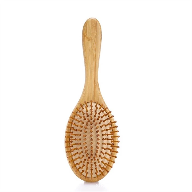 handmade biodegradable natural bamboo wood comb brush