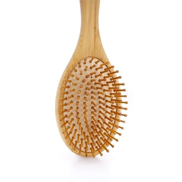 sustainable reusable bamboo hair comb