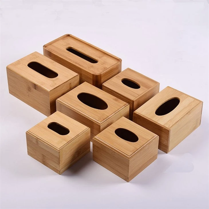 Bamboo Tissue Paper Box